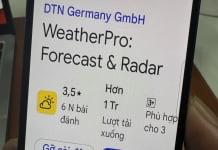 Ứng dụng dự báo thời tiết Weather Pro hiển thị "đường lưỡi bò", bị cộng đồng mạng đánh giá 1 sao