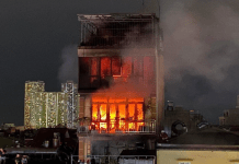 Cháy nhà 5 tầng phố Định Công Hạ, Hà Nội, 4 người chết