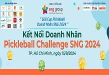 SNG Group tổ chức "Giải Cup Pickleball Doanh Nhân SNG 2024"