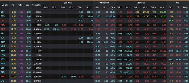 Hơn 100 cổ phiếu lao dốc kịch sàn