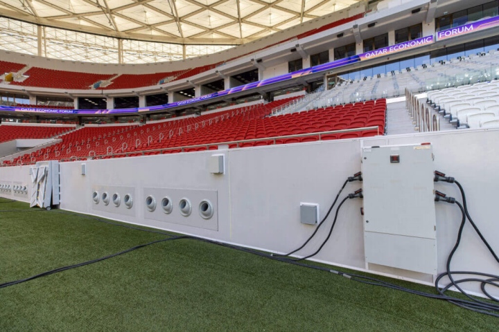 Công nghệ đặc biệt giúp hạ nhiệt các trận đấu World Cup 2022