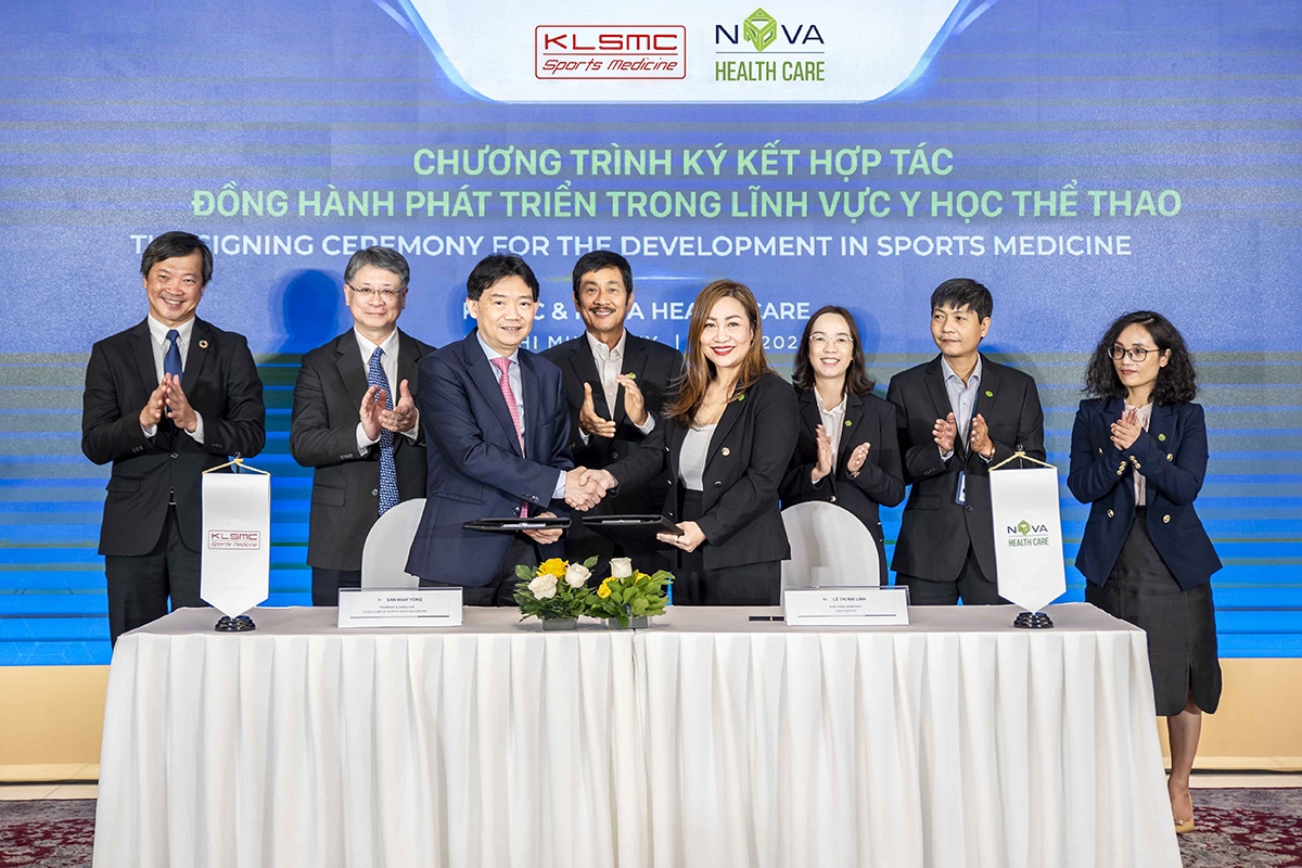 Nova Healthcare và KLSMC hợp tác phát triển Trung tâm Y học thể thao tại Việt Nam